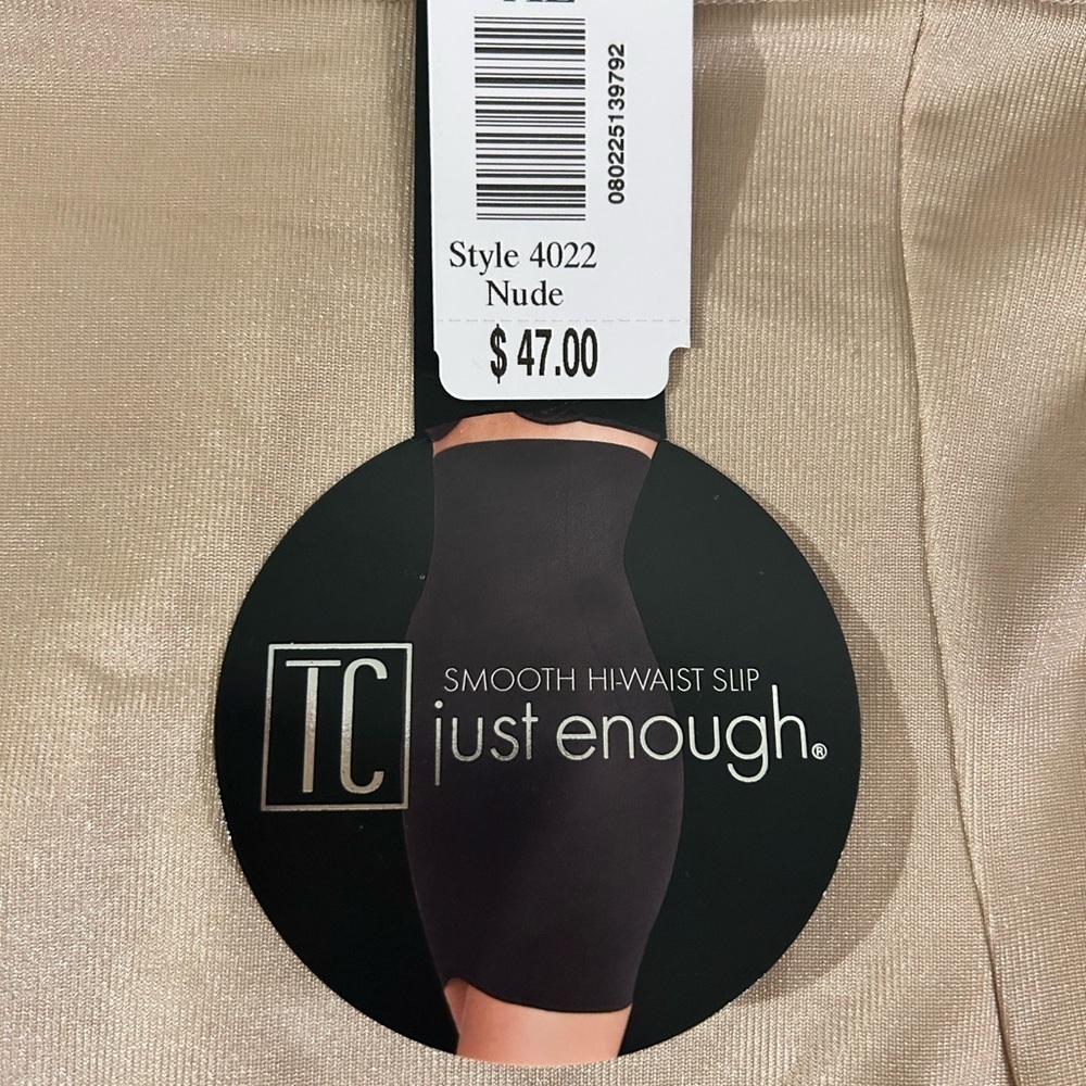 TC Fine Intimates Sleek Essentials Firm Control High-Waist Slip Nude Med NWT - Picture 5 of 5